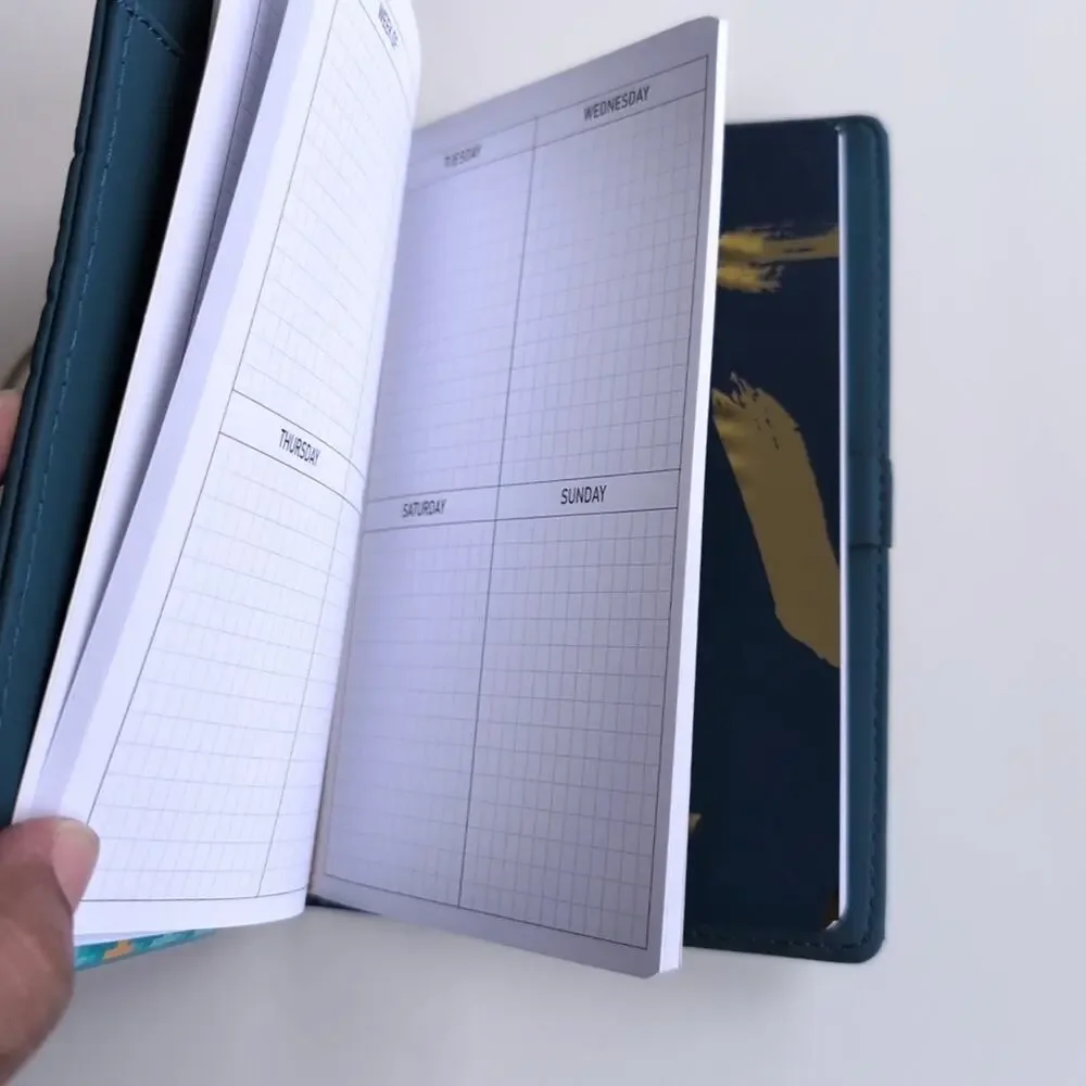 Pen+Gear Travelers Notebook Set Simulated Faux Leather 240 Pages NEW